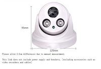 Surveillance camera night vision monitor