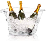 Clear Acrylic Party Wine Tub 12L, Ice Bucket - Champagne Bucket