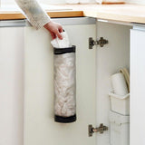 Wall-Mounted Plastic Bag Holder for Home Grocery Storage